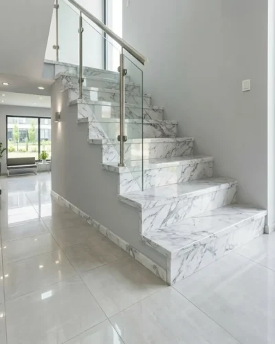 Schody granitowe carrara