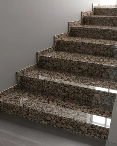 schody z granitu baltic brown poler na wymiar